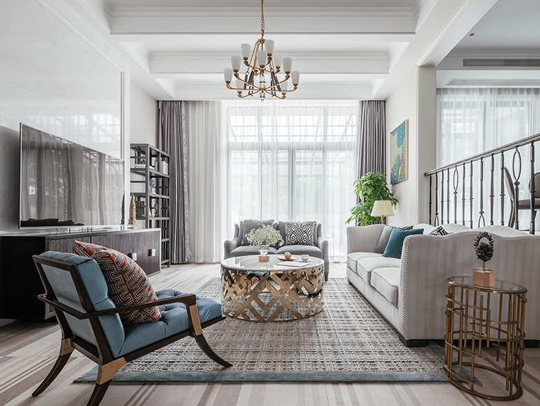 仁恒觀,現(xiàn)代美式,美式風(fēng)格,別墅裝修,別墅裝飾,別墅設(shè)計(jì),別墅豪宅