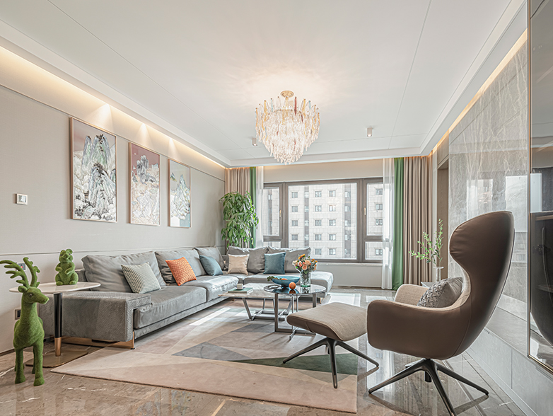 金茂府,现代风格,别墅装修,别墅装饰,别墅设计,别墅豪宅,尚层别墅装修