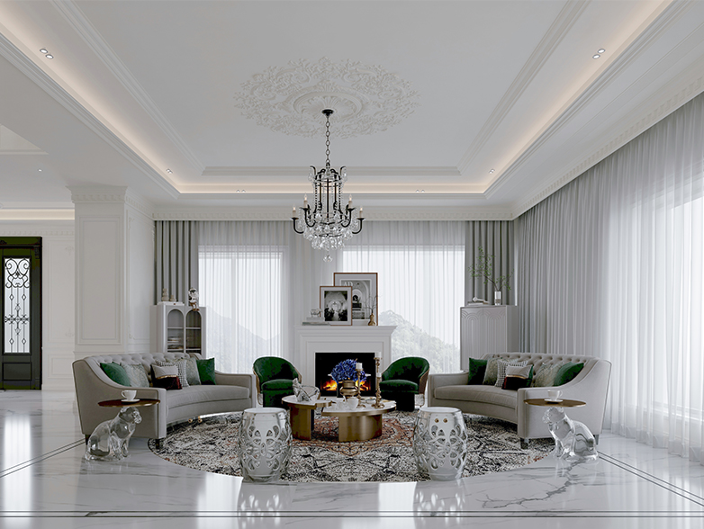 磁湖半岛,法式风格,现代法式,别墅装修,别墅装饰,别墅设计,尚层别墅装修