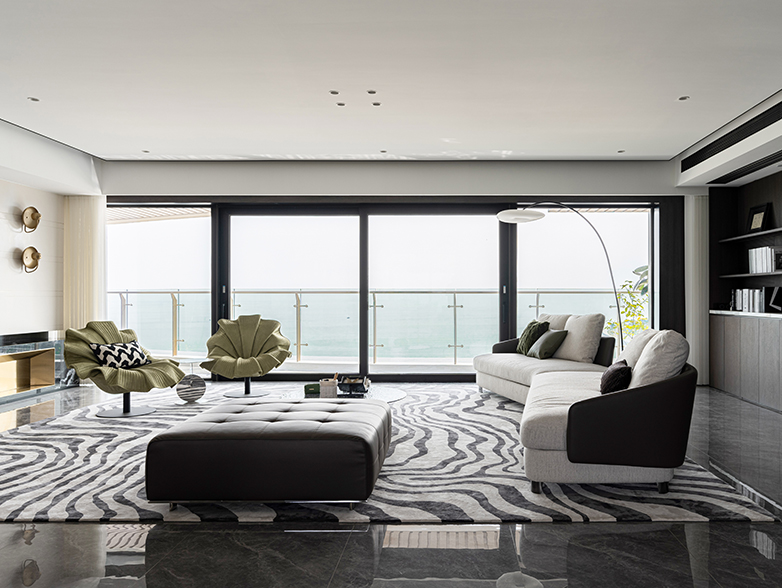 華發(fā)綠洋灣丨意式輕奢風(fēng)別墅裝修，當(dāng)代匠藝，奢雅共融