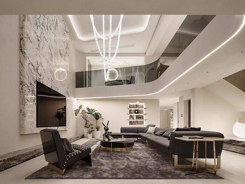 融创江南壹号院 | 500㎡现代别墅设计，将宇宙的浩瀚装入家