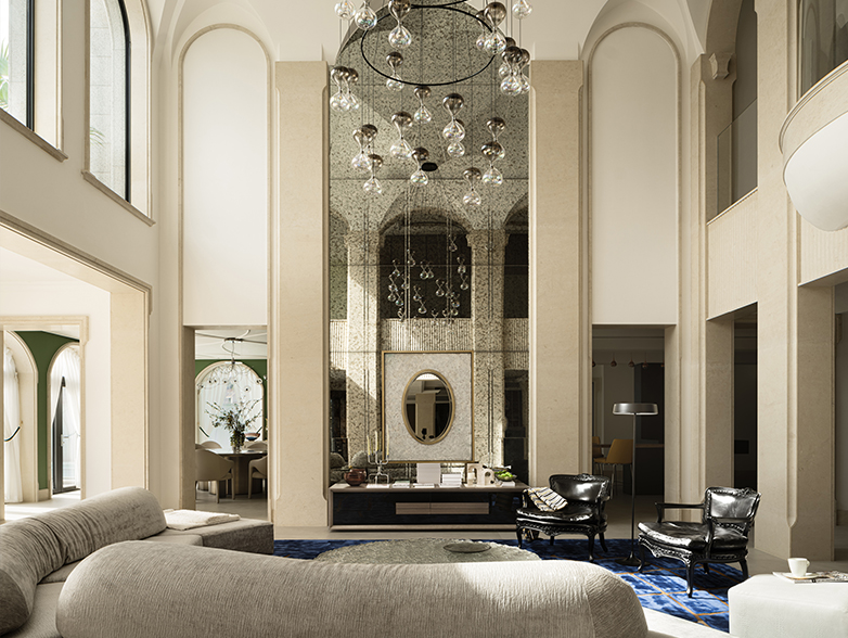 兩江御園丨1550㎡歐式風(fēng)別墅裝修，譜寫(xiě)溫柔的交響曲