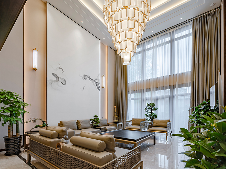 北京湾,新中式风格,中式风格,别墅装修,别墅装饰,别墅设计,尚层别墅装修