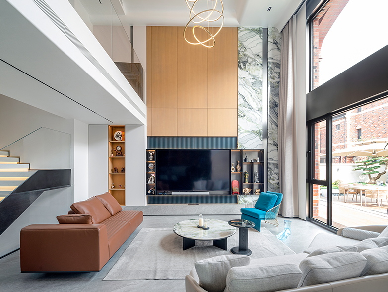 上城郡｜540m²现代别墅装修，轻松惬意的生活