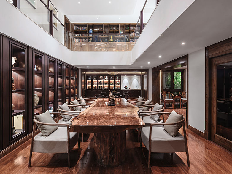 江南里,新中式风格,现代中式,中式风格,别墅装修,别墅装饰,别墅豪宅